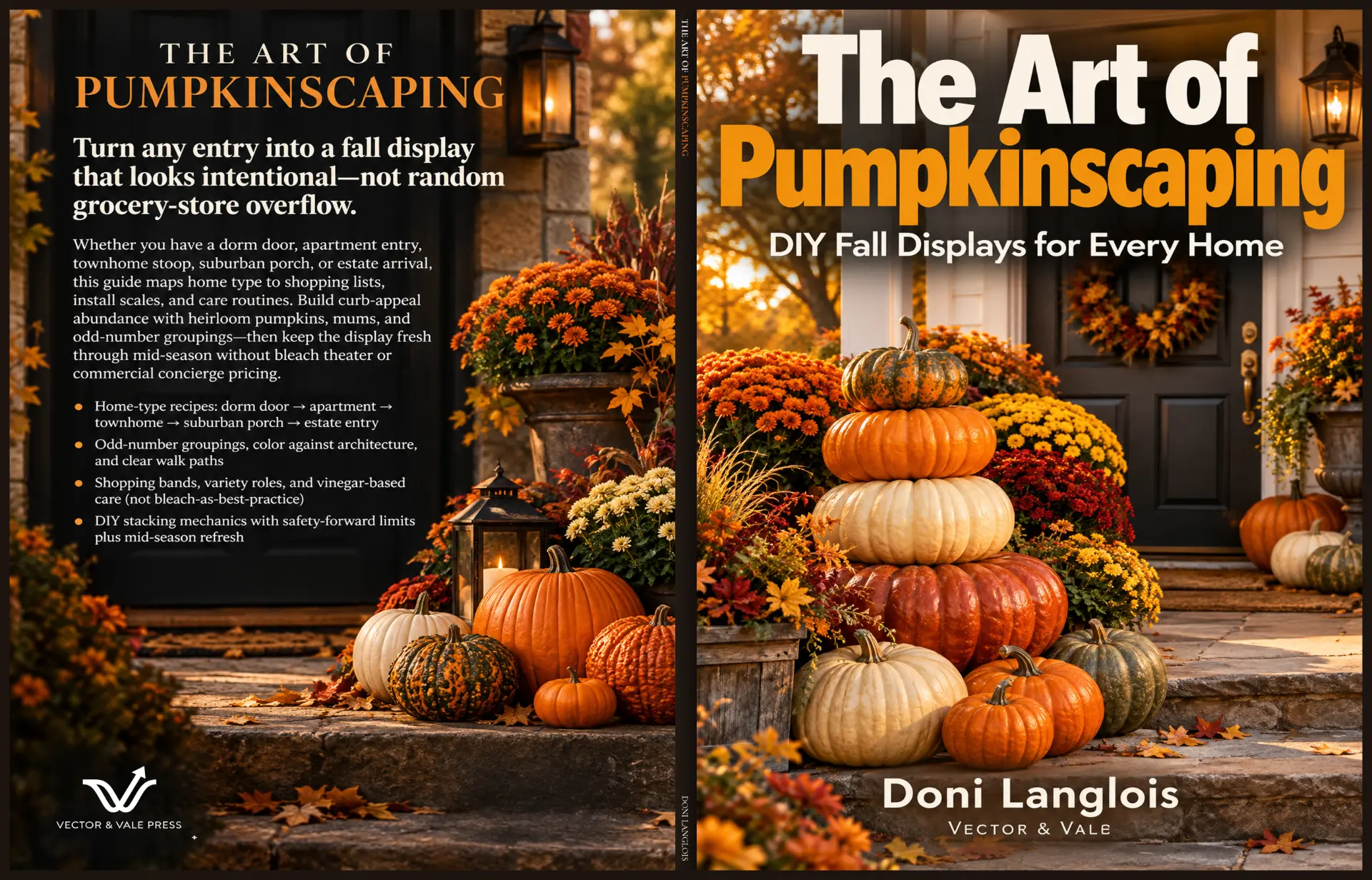 The Art of Pumpkinscaping book by Doni Langlois
